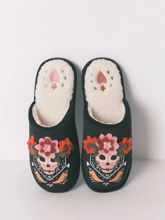 Obrázek produktu women'secret Pantofle women'secret HALLOWEEN zelená