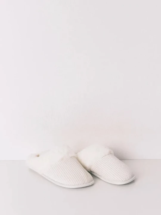 Obrázek produktu women'secret Pantofle women'secret XMAS BASICS béžová