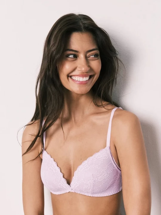 Obrázek produktu women'secret podprsenka krajková fialová