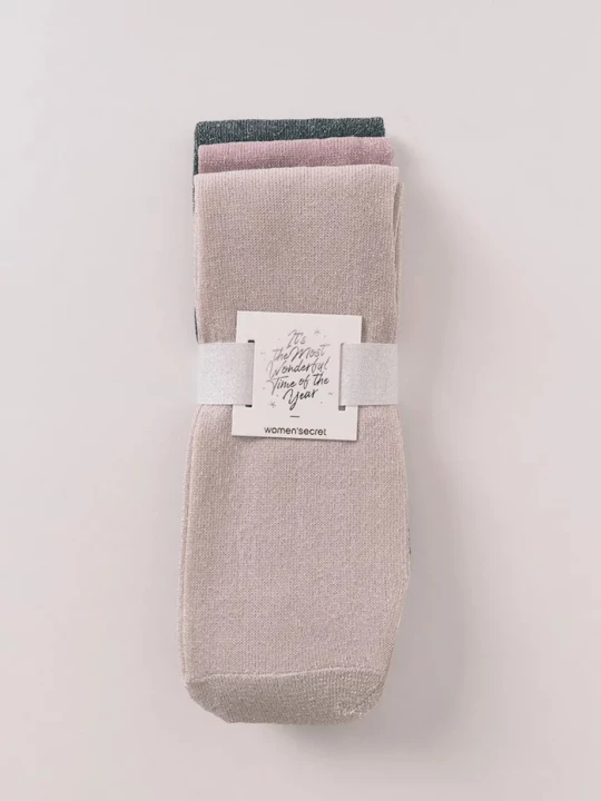 Obrázek produktu women'secret Ponožky women'secret 3-pack růžová