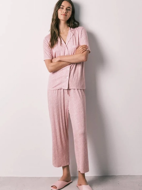 Obrázek produktu women'secret pyžamo dámské s viskózou růžová