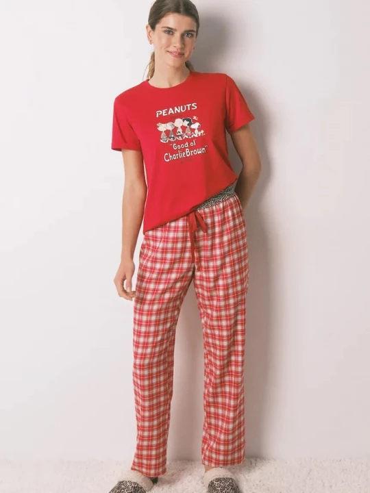 Obrázek produktu women'secret Pyžamová sada women'secret SNOOPY červená
