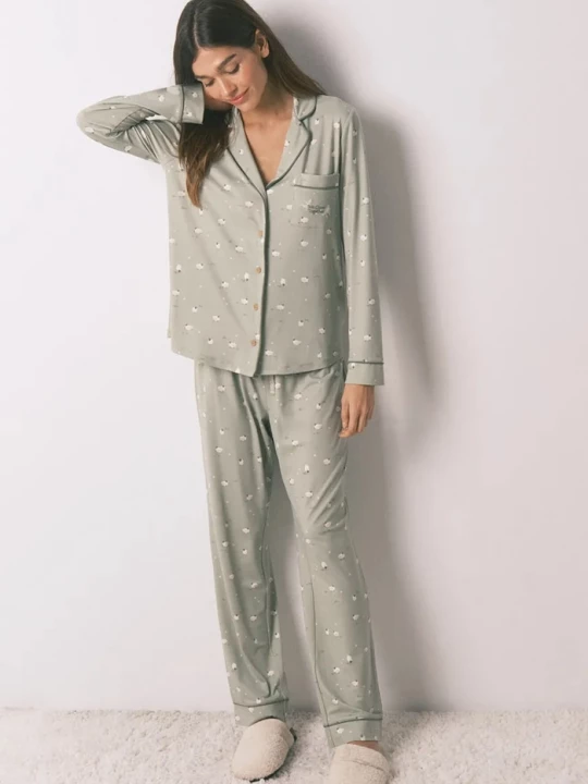 Obrázek produktu women'secret Pyžamová sada women'secret zelená