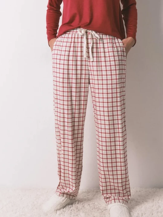 Obrázek produktu women'secret Pyžamové kalhoty s bavlnou women'secret červená