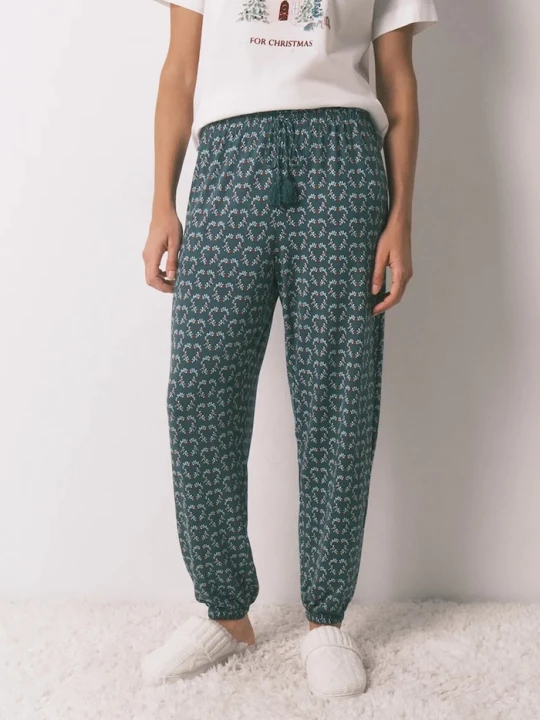 Obrázek produktu women'secret Pyžamové kalhoty women'secret zelená