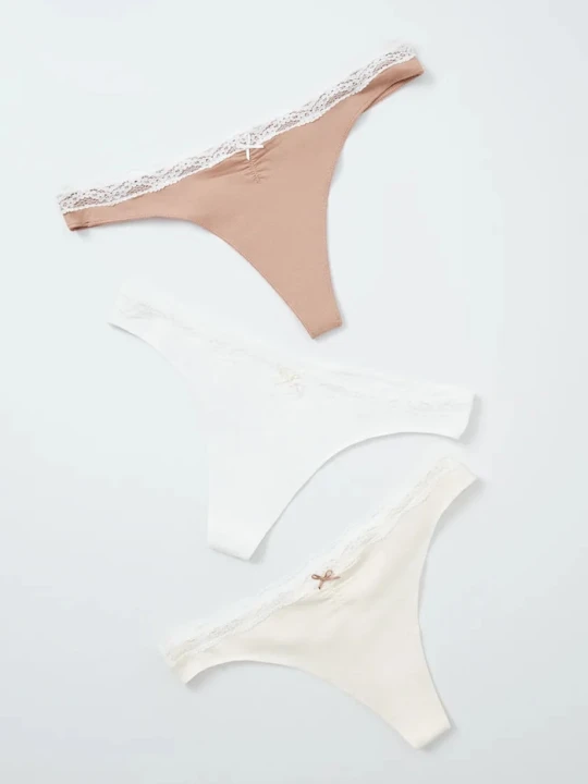 Obrázek produktu women'secret tanga dámské s bavlnou béžová