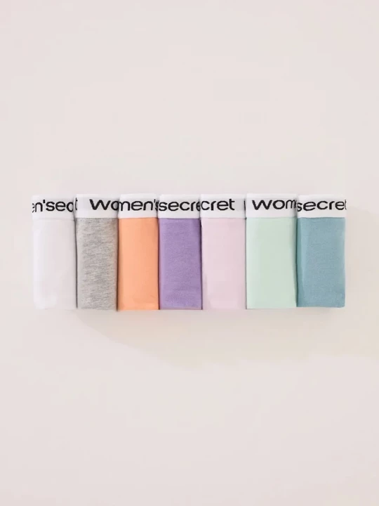 Obrázek produktu women'secret Tanga 7-pack fialová