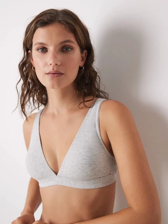 Obrázek produktu women'secret trojúhelníková podprsenka bavlněná s elastanem
