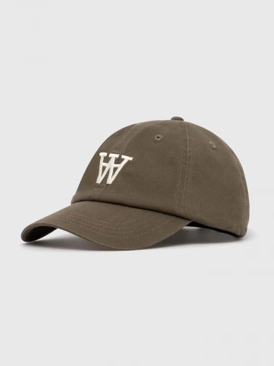 Obrázek produktu Wood Wood Bavlněná baseballová čepice Wood Wood Eli Embroidery zelená