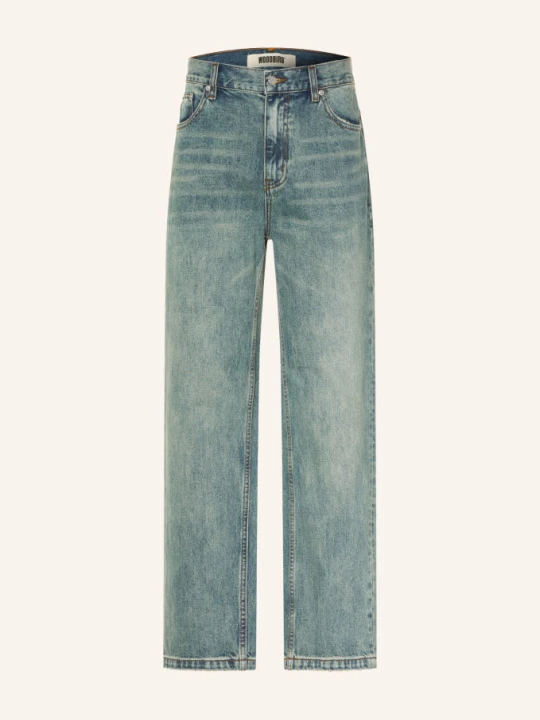 Obrázek produktu Woodbird Džíny Wbleroy, Volný Střih S Zužujícími Se Nohavicemi washed mid blue
