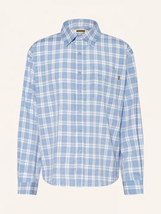 Obrázek produktu Woodbird Košile Wbjong Comfort Fit černošedá / režná