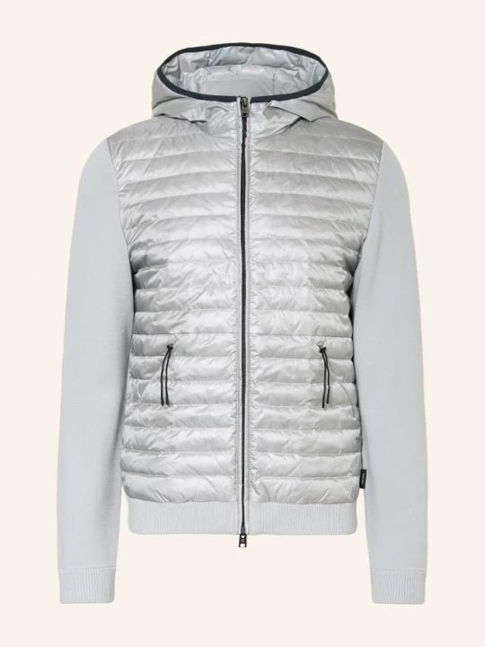 Obrázek produktu Woolrich Peřová Bunda Allen Z Kombinace Materiálů černošedá