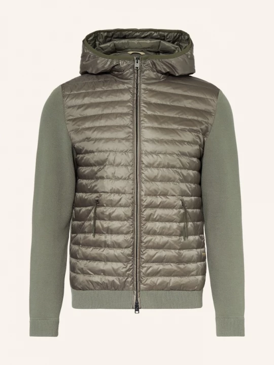 Obrázek produktu Woolrich Peřová Bunda Allen Z Kombinace Materiálů khaki