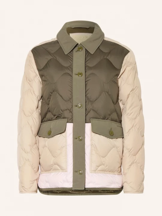 Obrázek produktu Woolrich Prošívaná Bunda Heritage béžová / růžová / khaki