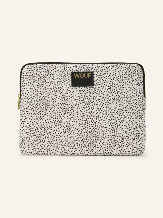Obrázek produktu Wouf Pouzdro Na Notebook Cute krémová / zlatá / černá