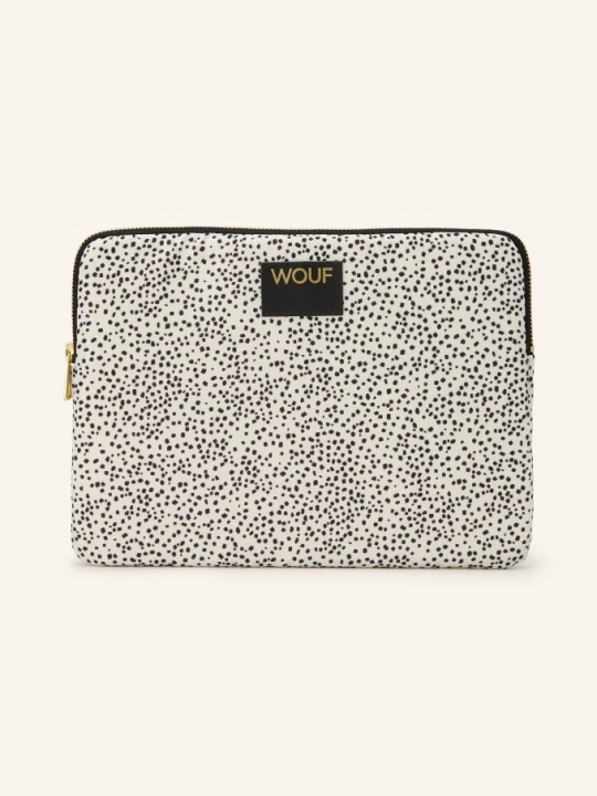 Obrázek produktu Wouf Pouzdro Na Notebook Cute krémová / zlatá / černá