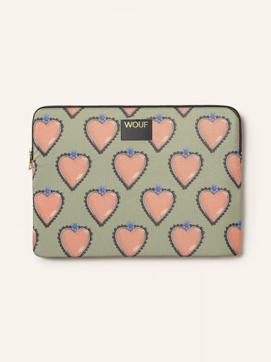Obrázek produktu Wouf Pouzdro Na Notebook Gina světle zelená / růžová