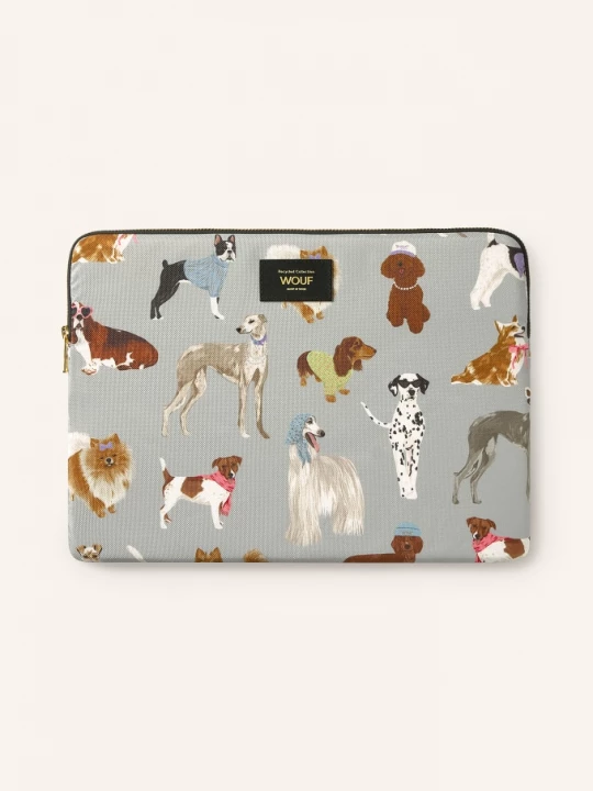 Obrázek produktu Wouf Pouzdro Na Notebook Puppy šedá / hnědá / bílá
