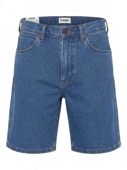 Obrázek produktu WRANGLER Džíny 'LIGHT & SOFT FRONTIER DARK STONE SHORTS' modrá džínovina