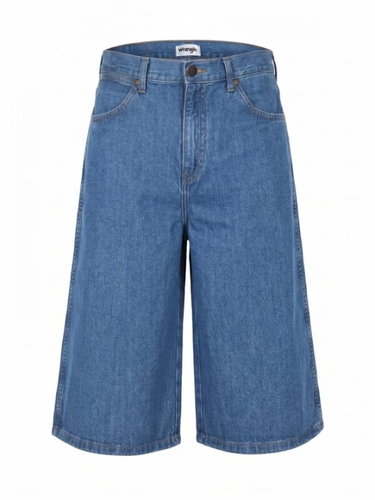 Obrázek produktu WRANGLER Džíny 'LIGHT & SOFT JORT SHORTS MID STONE' modrá džínovina