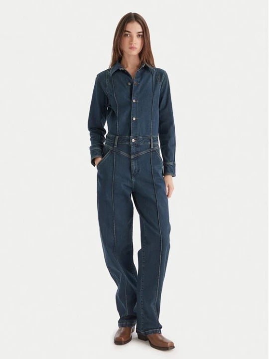 Obrázek produktu Wrangler Overal Western 112371042 Tmavomodrá Regular Fit
