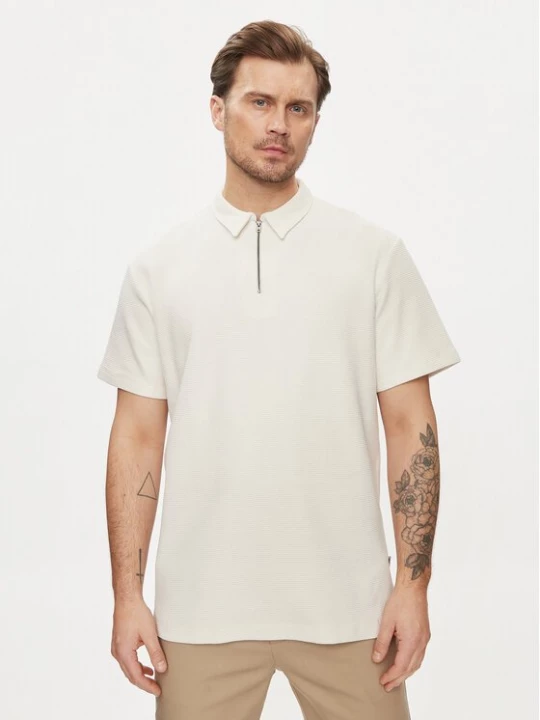 Obrázek produktu Wrangler Polokošile Rugby 112350413 Écru Relaxed Fit