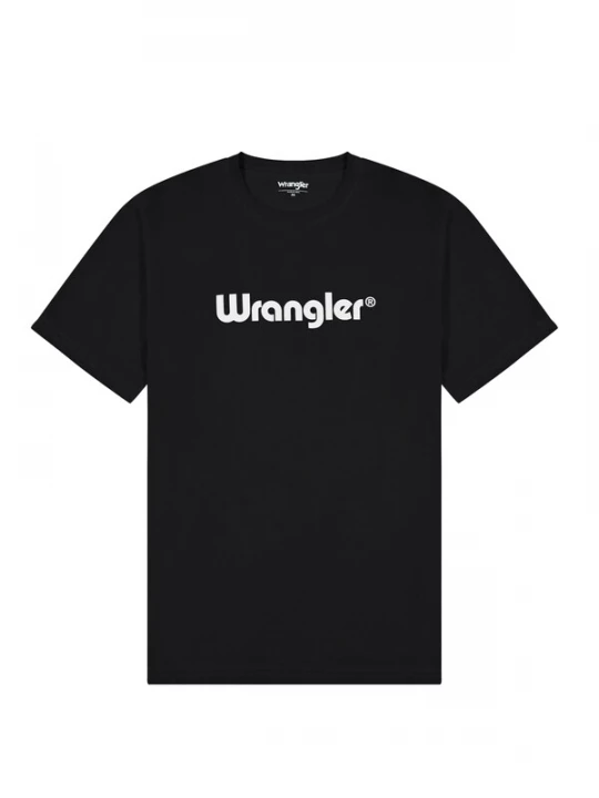 Obrázek produktu WRANGLER Tričko  černá / bílá