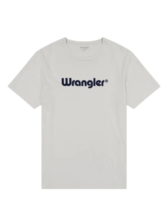 Obrázek produktu WRANGLER Tričko 'Logo Tee' tmavě modrá / přírodní bílá