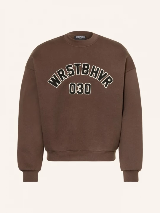 Obrázek produktu Wrstbhvr Mikina Matteo hnědá / bílá / černá
