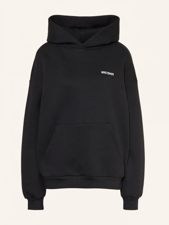 Obrázek produktu Wrstbhvr Oversized Mikina S Kapucí Hako černá / bílá