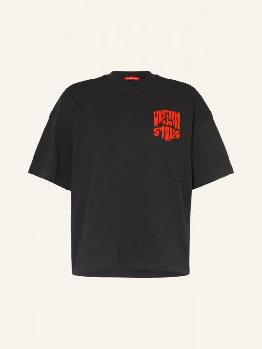 Obrázek produktu Wrstbhvr Tričko Flynn černá / oranžová
