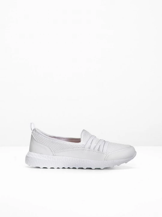 Obrázek produktu Wygodne sneakersy wsuwane z lekką podeszwą BonPrix biały