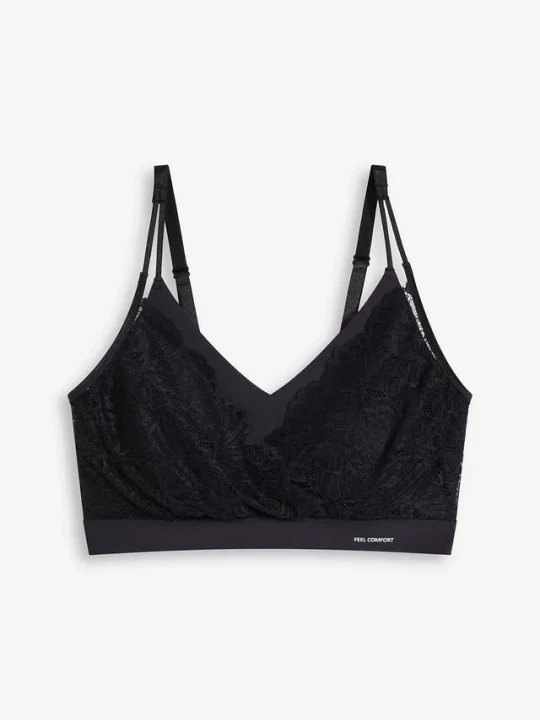 Obrázek produktu Wyściełany biustonosz braletka, bezszwowy Feel Comfort BonPrix czarny