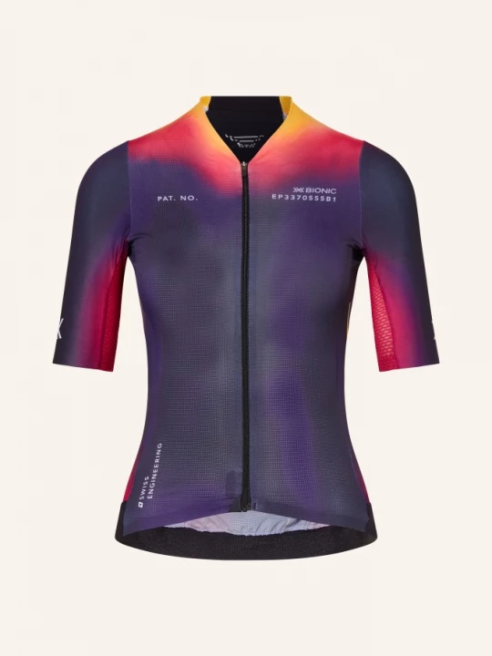 Obrázek produktu X-Bionic Cyklistická Bunda Corefusion Aero Jersey tmavě modrá / tmavě fialová / růžová