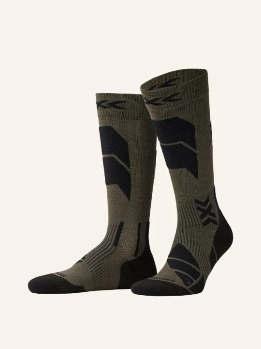 Obrázek produktu X-Socks Lyžařské Ponožky Ski Perform Merino S Příměsí Merino Vlny khaki / černá