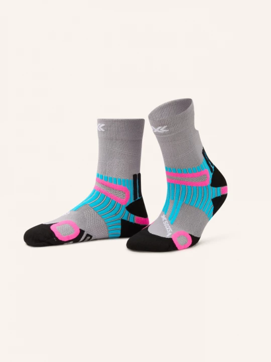 Obrázek produktu X-Socks Trekové Ponožky Hike Anatomix Crew šedá / neonově růžová / neonově modrá
