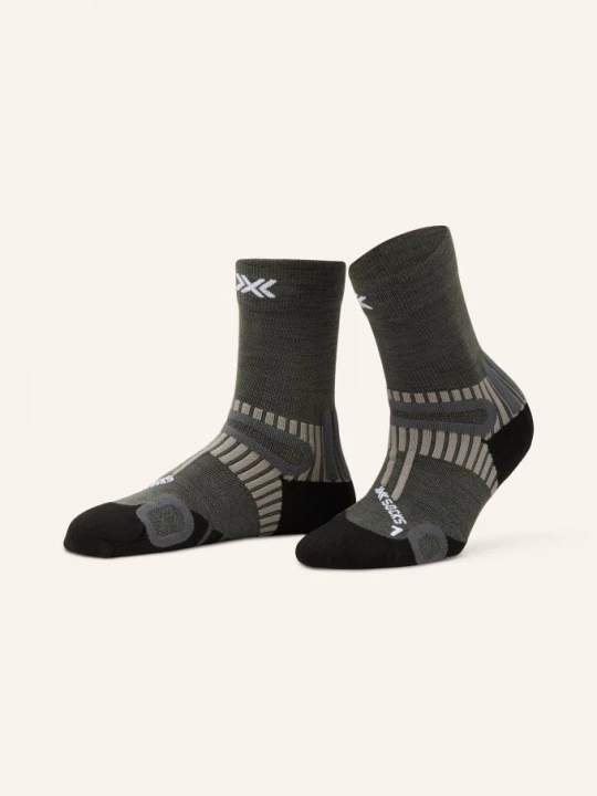 Obrázek produktu X-Socks Trekové Ponožky Hike Perform Merino Crew khaki / šedá / černá