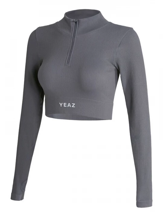 Obrázek produktu YEAZ Funkční tričko 'Runway'  čedičová šedá / bílá