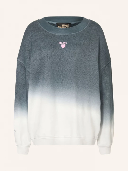 Obrázek produktu Yippie Hippie Mikina Oversized tmavě šedá / růžová / bílá