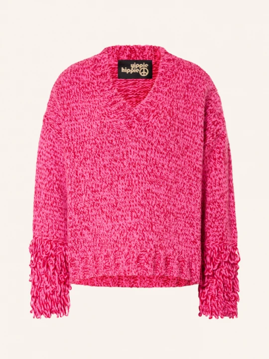 Obrázek produktu Yippie Hippie Svetr neonově růžová / tmavě červená