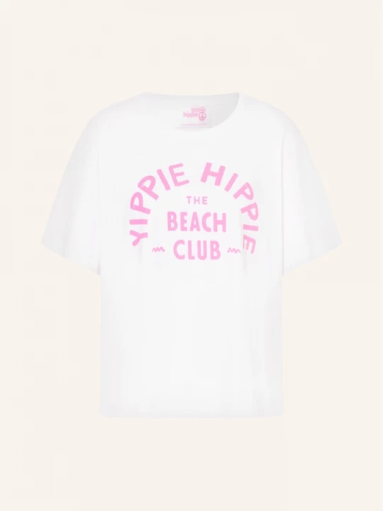Obrázek produktu Yippie Hippie Tričko bílá / neonově růžová