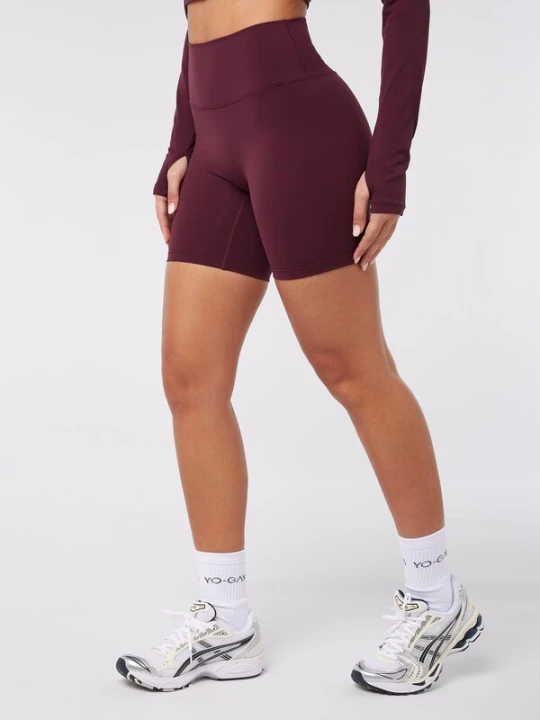 Obrázek produktu YO-GAYA Legíny 'Ultra Shorts' burgundská červeň