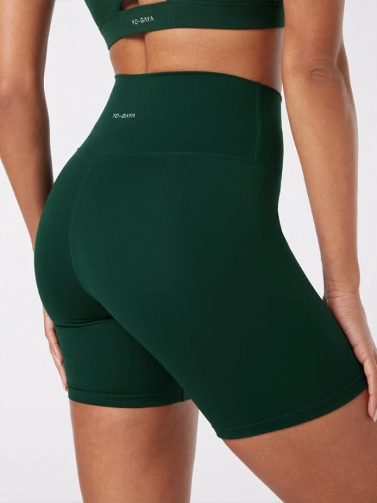 Obrázek produktu YO-GAYA Legíny 'Ultra Shorts' tmavě zelená