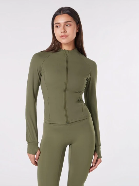 Obrázek produktu YO-GAYA Sportovní bunda 'Sports Jacket' olivová