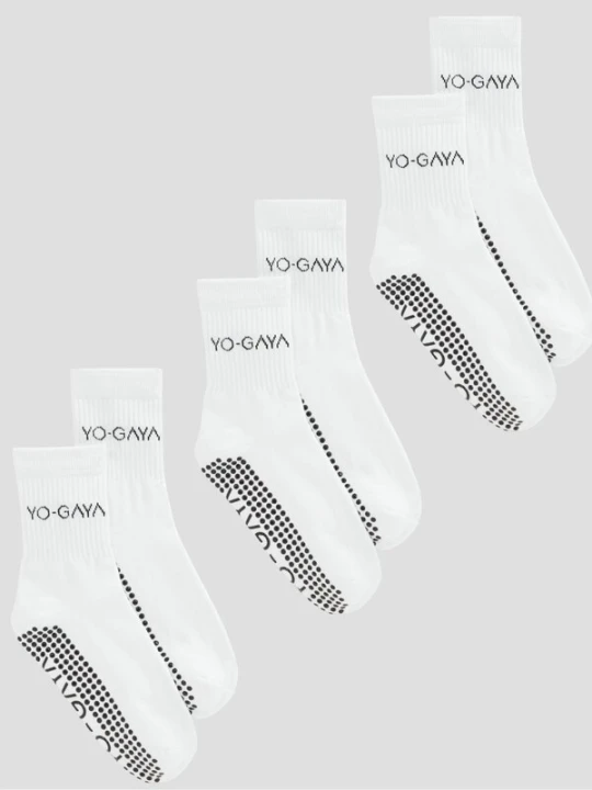 Obrázek produktu YO-GAYA Sportovní ponožky 'Socks - 3-Pack - Pilates' bílá