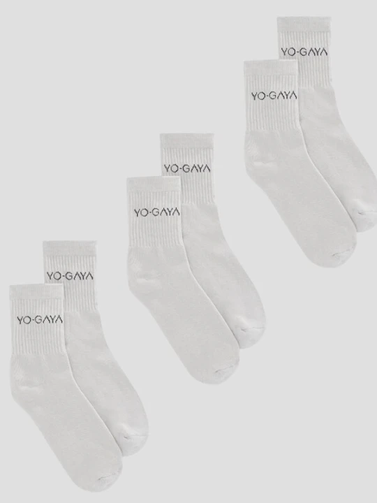 Obrázek produktu YO-GAYA Sportovní ponožky 'Socks - 3-Pack' šedá