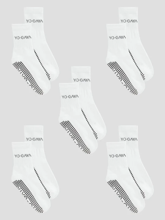 Obrázek produktu YO-GAYA Sportovní ponožky 'Socks - 5 Pack - Pilates' bílá