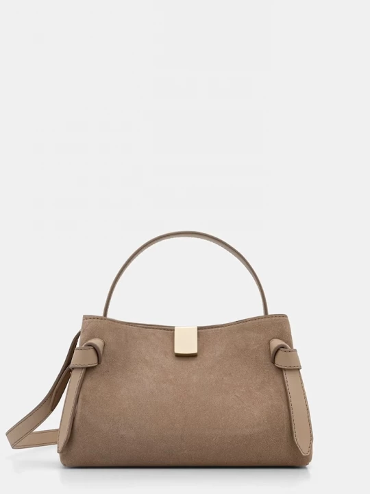 Obrázek produktu Yuzefi crossbody kabelka dámská semišová GYOZA MINI béžová
