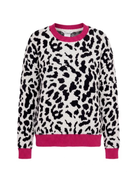 Obrázek produktu ZABAIONE Svetr 'Ja44nica' pink / černá / offwhite