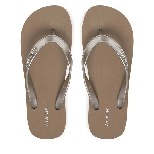 Obrázek produktu Žabky Calvin Klein Flatform Flip Flop Met Tpu HW0HW03120 Zlatá